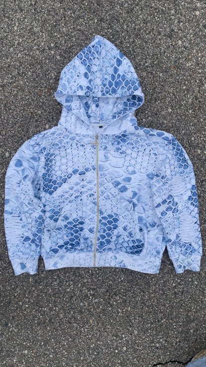 Snake Skin Zipups