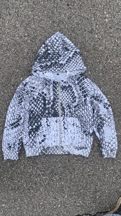 Snake Skin Zipups