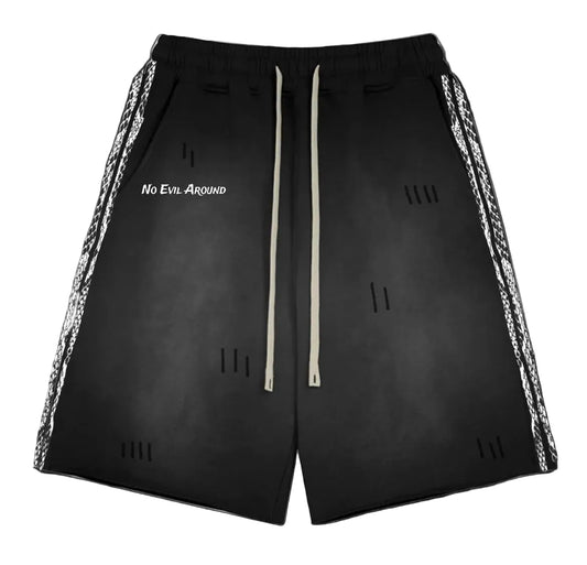 3/4 Snake Skin Shorts