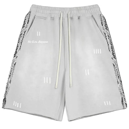 3/4 Snake Skin Shorts